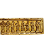 Brass Vishnu Dashavataram Wall Hanging | 13" Superfine Art | 2.1kg Sacred Masterpiece | Handcrafted Temple Design | Jaipurio